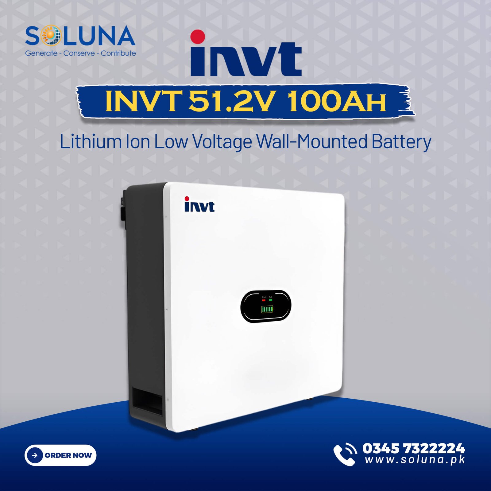INVT Lithium Battery 51.2V 100Ah